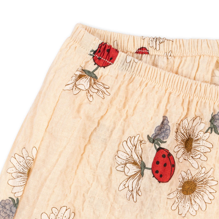 Vida Slit Shorts - ladybug