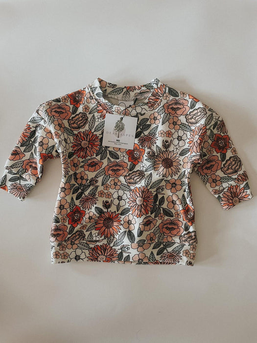 Vintage Floral French Terry Crewneck