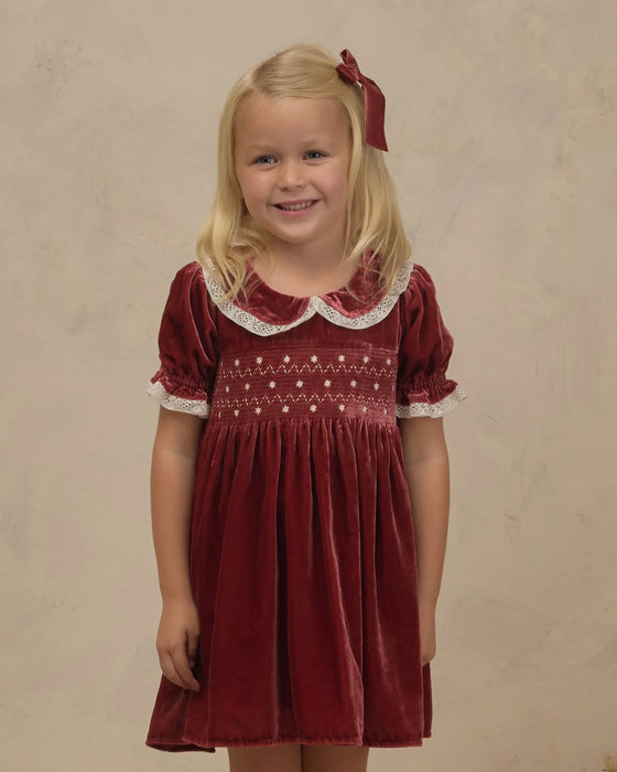 Velvet Bows Set Green, Ruby