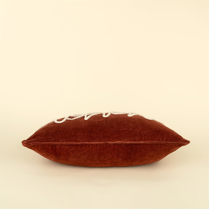 Ho Ho Ho Velvet Pillow