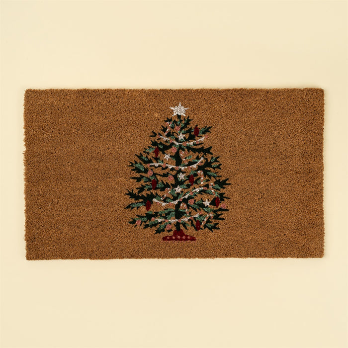 Christmas Tree Doormat, Pvc Back