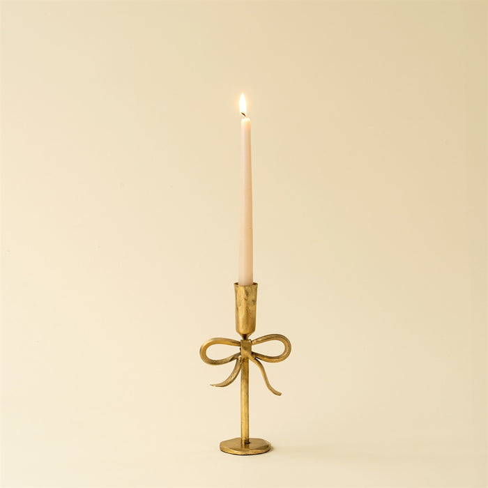 Bow Forged Candlestick S, Gold