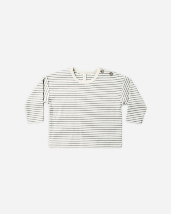 Long Sleeve Tee Laurel Microstripe