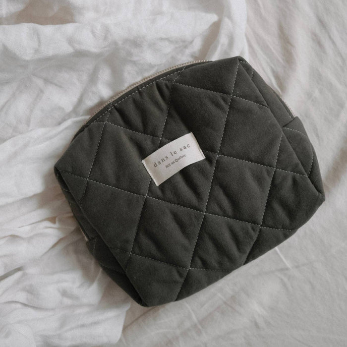 Quilted pouch: Kaki