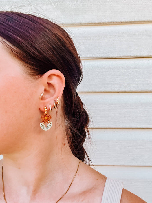 Mini Bloom Earrings | Polymer Clay Earrings
