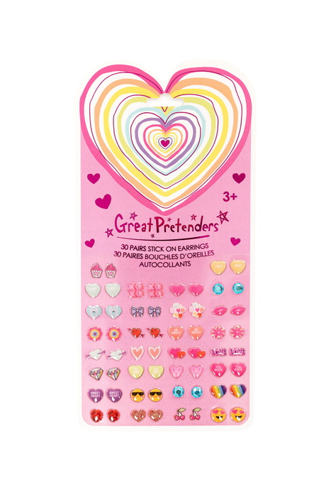 Paw-Some Sticker Earrings, 30 Pairs