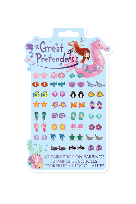 Paw-Some Sticker Earrings, 30 Pairs