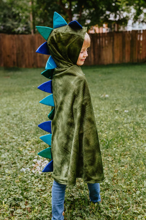 Dragon Cape with Claws - Green/Blue