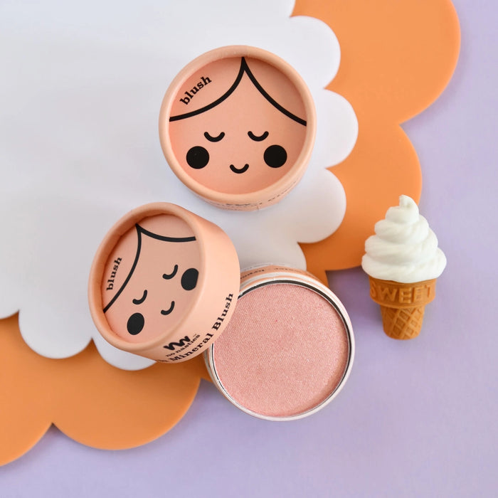 Kids Eco Natural Pressed Blush Shimmery Peach