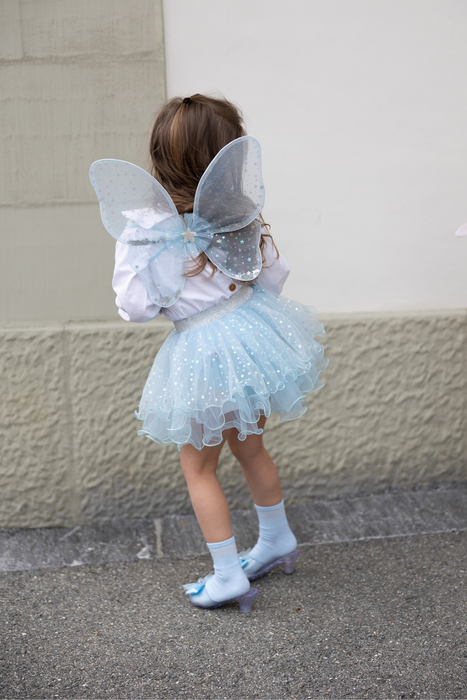 Iridescent Celestial Fairy Wings, Tutu, & Wand Set