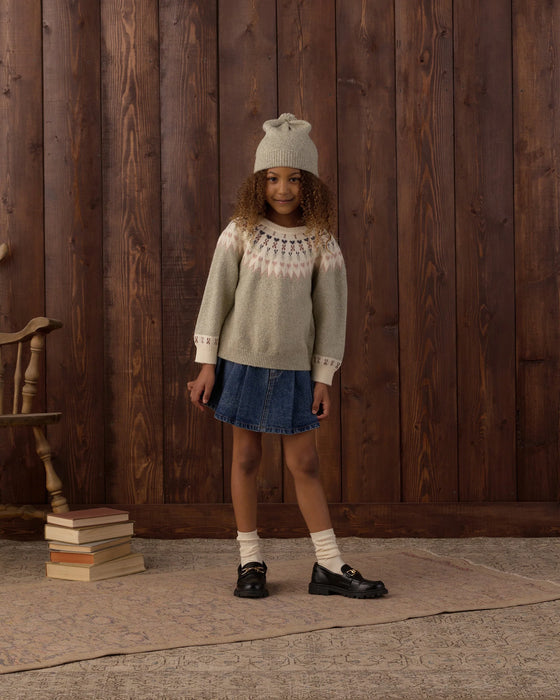 Fair Isle Sweater Sage