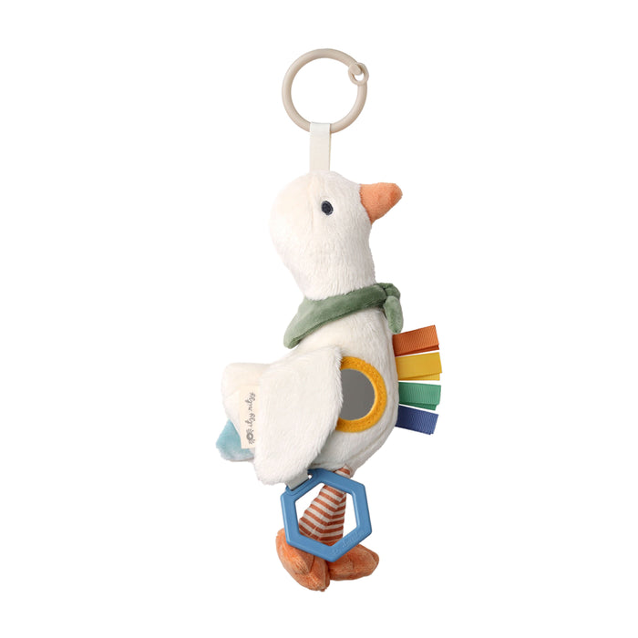 Bitzy Traveler™ Developmental Sensory Toy - Gracie the Goose