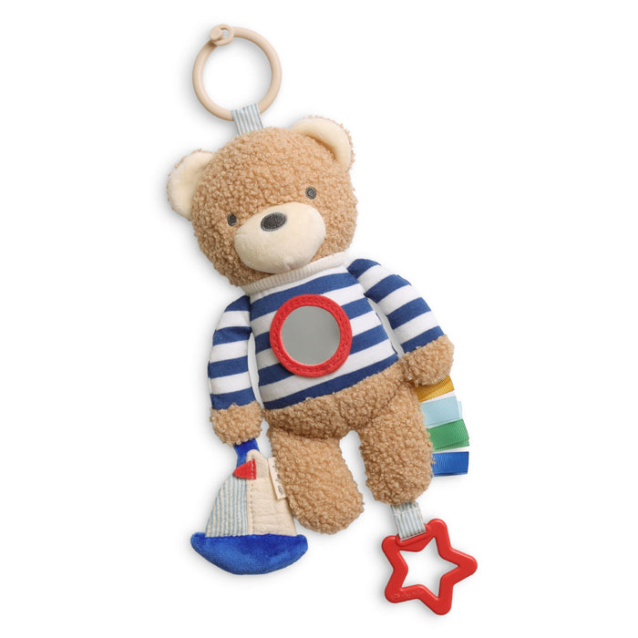 Bitzy Traveler™ Developmental Sensory Toy - Theo the Nautical Bear