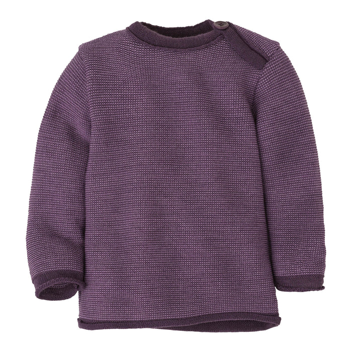 Babies Melange Jacket - Aubergine/ Lilac