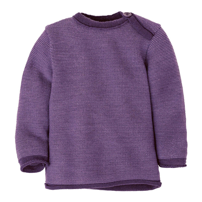 Disana Melange Jumper - Aubergine-Lilac