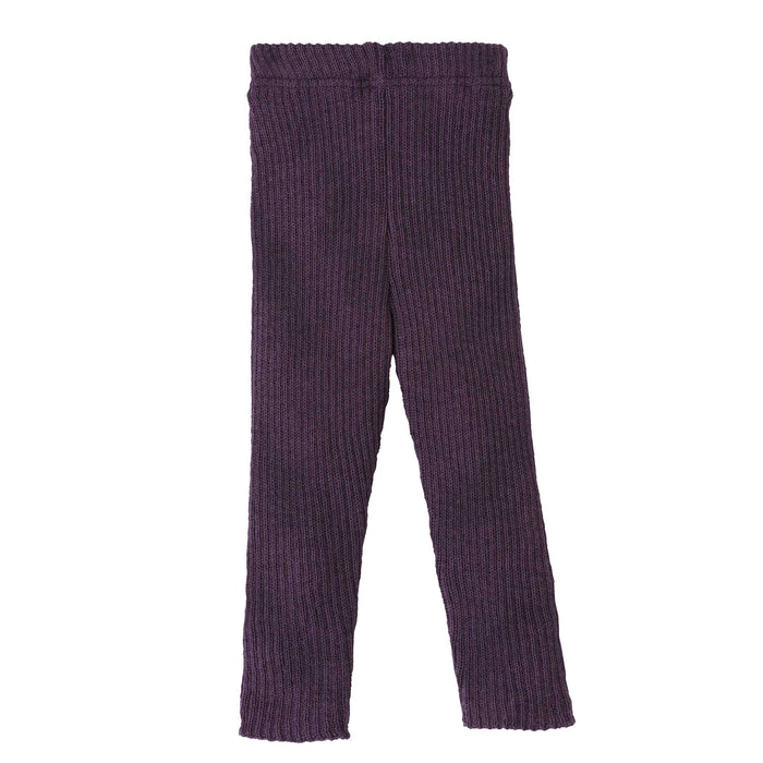 Knit Leggings - Abergine