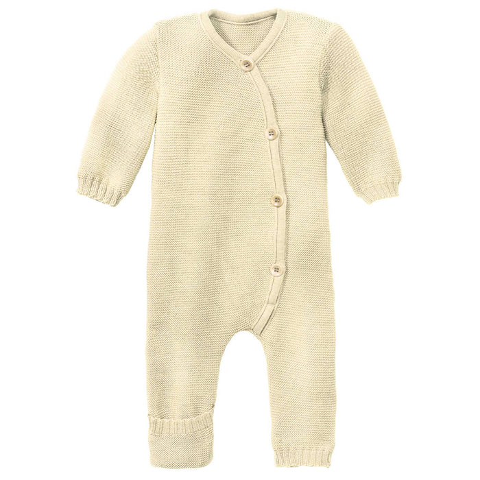Babies Knit Overall - Natural