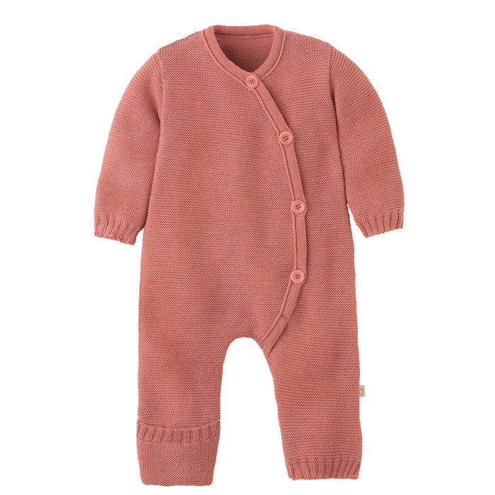 Babies Knit Overall - Soft Pink