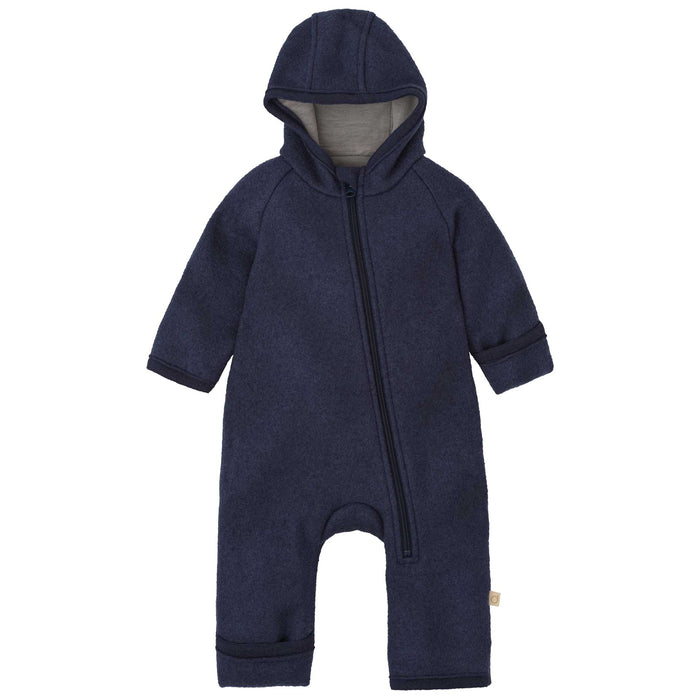 Baby Zip Overall - Indigo
