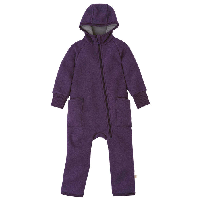 Disana Zip-Overall - Aubergine