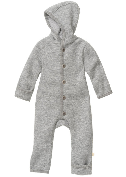 Boiled Wool Overall - Grey
