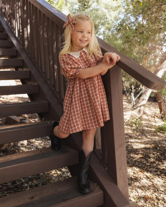 Heidi Dress Vintage Plaid