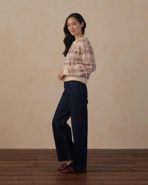 Women's Cheyenne Cardigan Flower Fair Isle