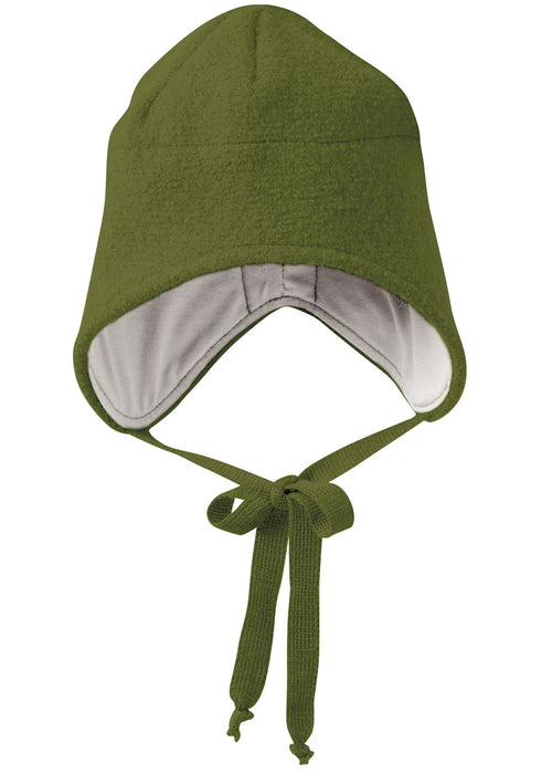 Disana Boiled Wool Hat - Olive