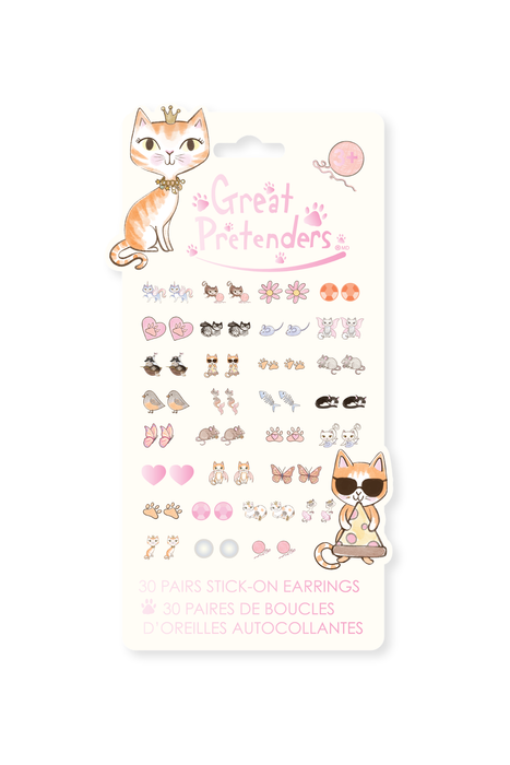 Paw-Some Sticker Earrings, 30 Pairs