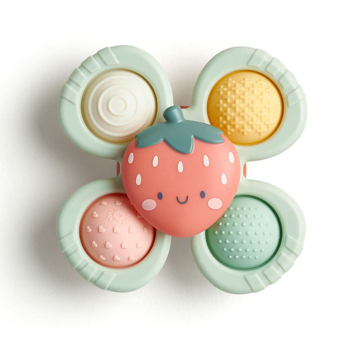 Itzy Pop & Whirl™ Fidget Spinner Travel & Bath Toy - Bonnie the Strawberry