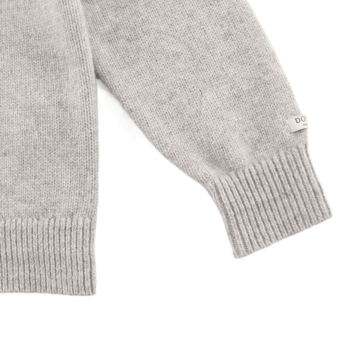 Denn Merino Wool Sweater | Lammy | Soft Grey Melange