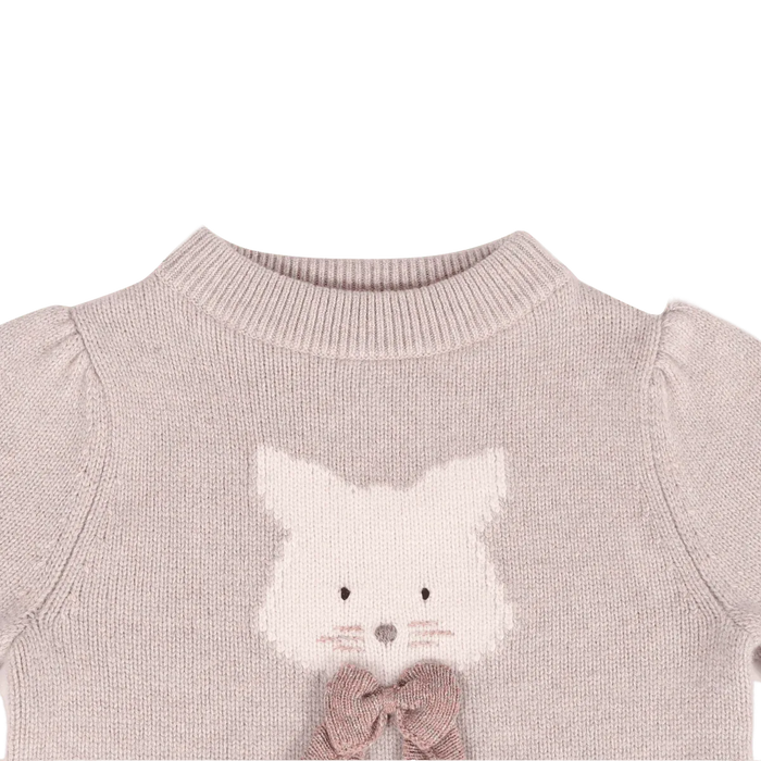 Denna Merino Wool Sweater | Cat | Ash Rose Melange