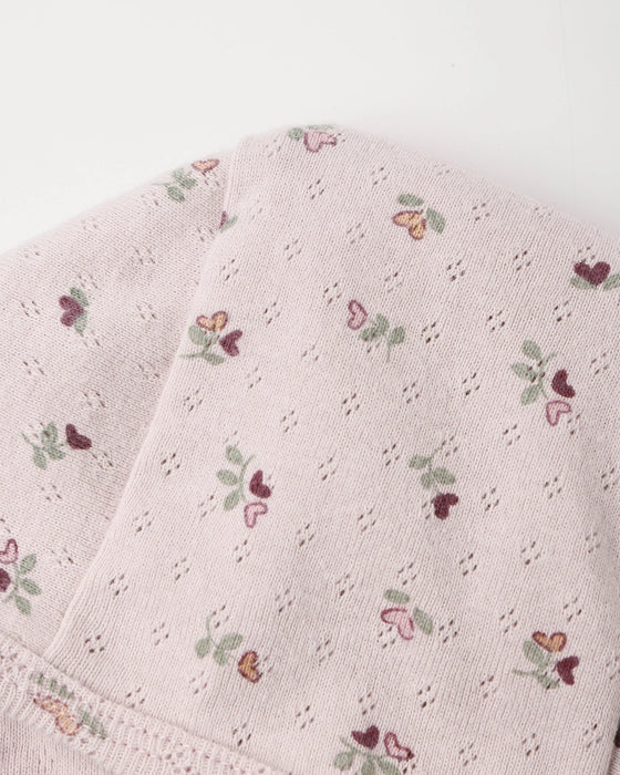 Baby Bonnet Heart Ditsy