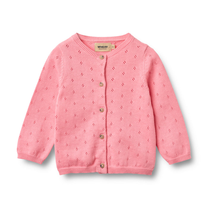 Knit Cardigan Maia Baby Bubblegum