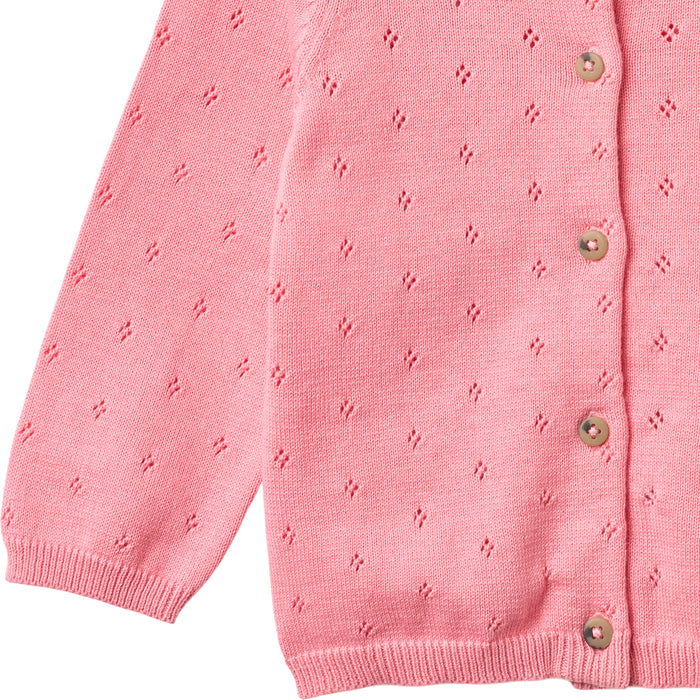 Knit Cardigan Maia Baby Bubblegum