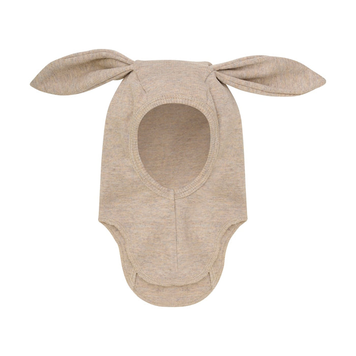 Huttelihut Balaclava Wool Rib - Camel Melange