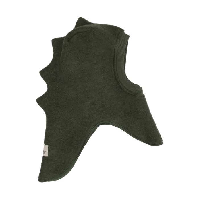 Balaclava Triangles Wool - Beetle Green