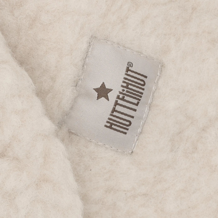 Balaclava Ears Wool Teddy - cement
