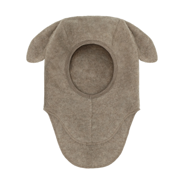 Balaclava Ears Wool Fleece - Savannah Melange