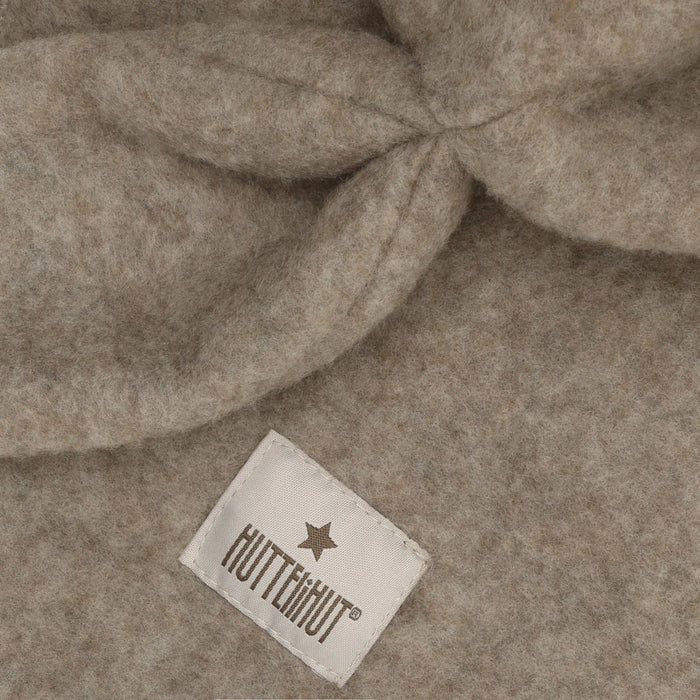 Balaclava Ears Wool Fleece - Savannah Melange
