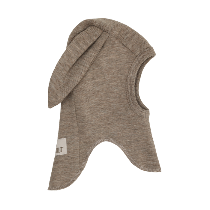 Balaclava Ears Wool Rib - Savannah Melange