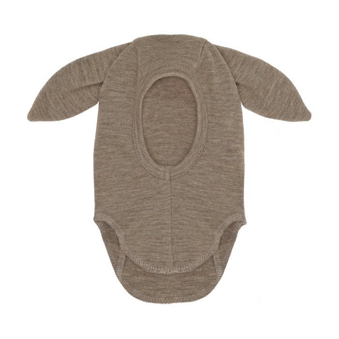 Balaclava Ears Wool Rib - Savannah Melange