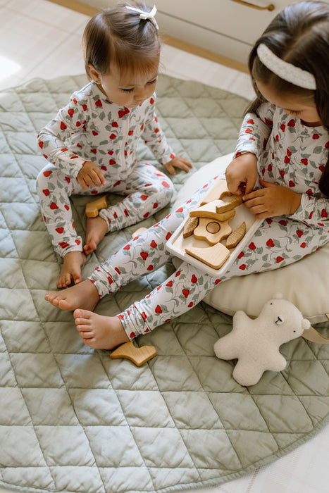 Two Piece Sleep Set - Summer Strawberries (by Solange Pilote)
