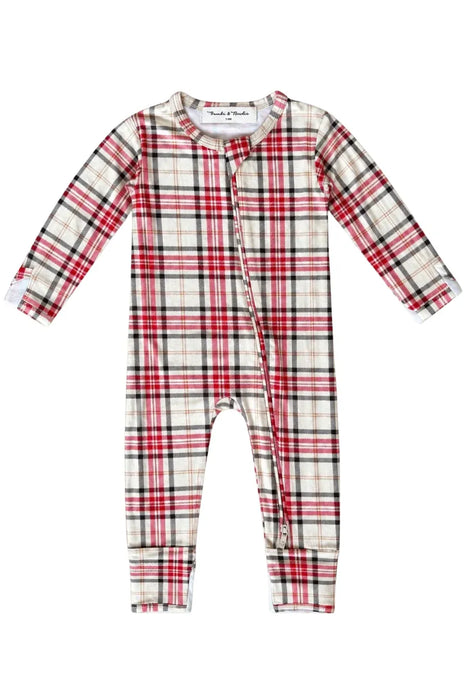 Zipper Sleeper - CHRISTMAS TARTAN