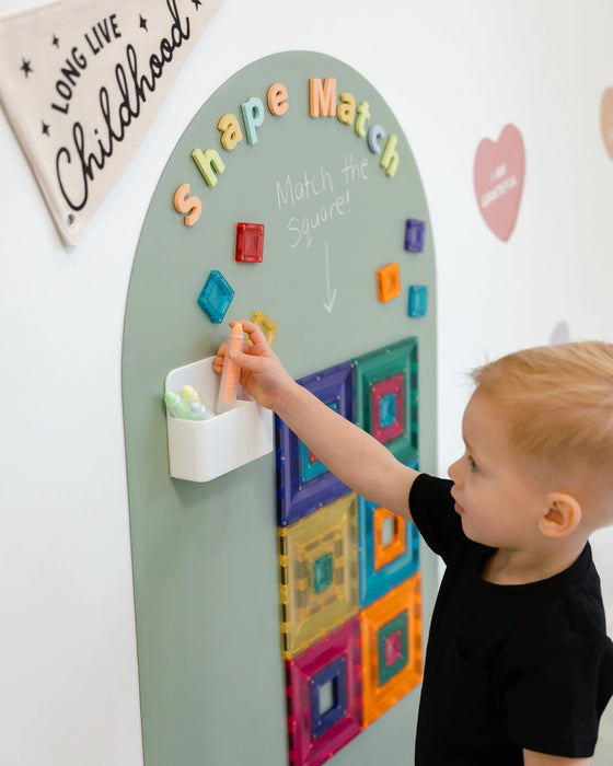 Magic Playwall - Arch Magnetic Wall Decal for Kids: Sage