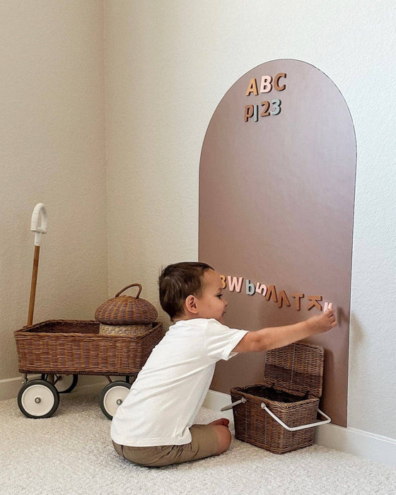 Magic Playwall - Arch Magnetic Wall Decal for Kids: Petal Pink