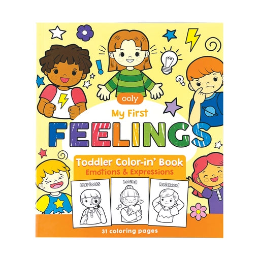 Toddler Coloring Book -Feelings