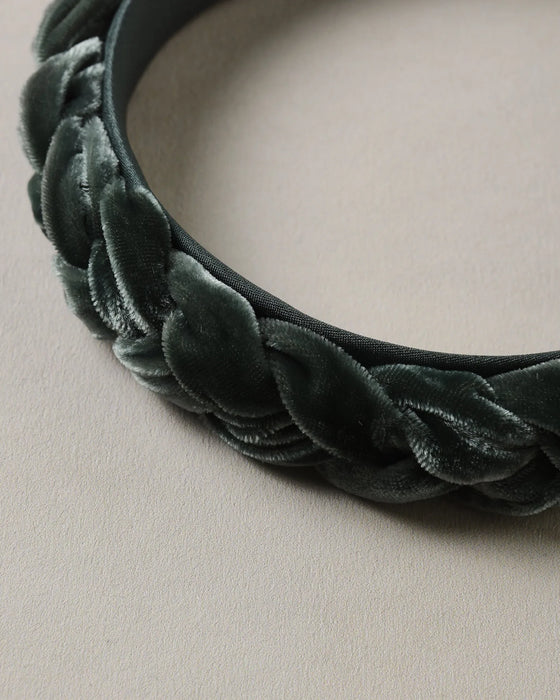Braided Headband Green