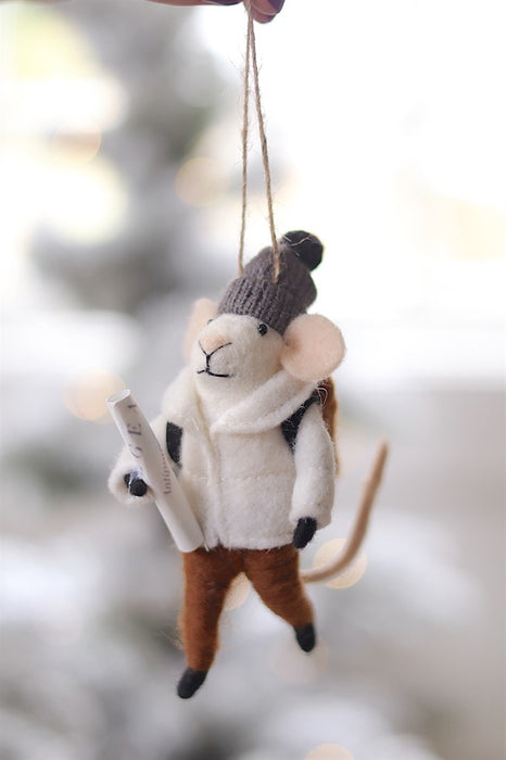 Bundled Benjamin Mouse Holiday Ornament