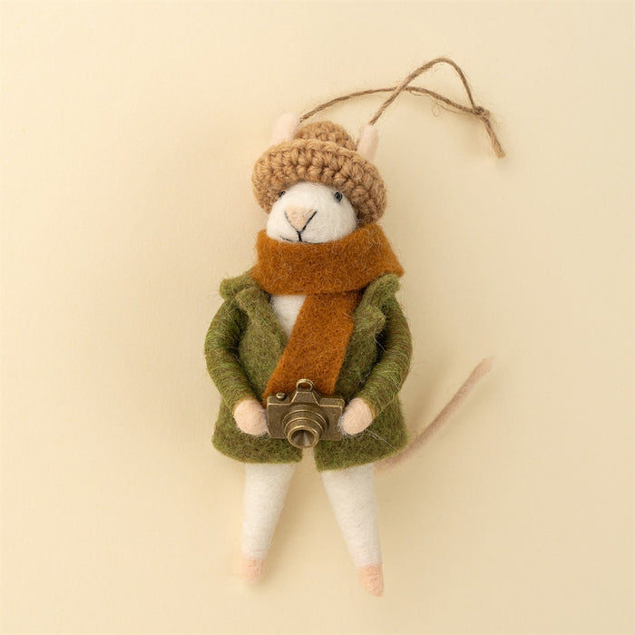 Photographer Philip Mouse Holiday Ornament